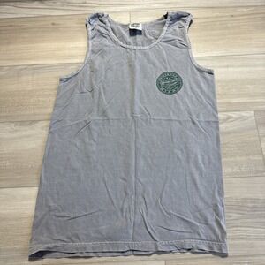 Miami Hurricanes Shirt Mens Small Grey NCAA Football Tank‎ Top Comfort Colors
